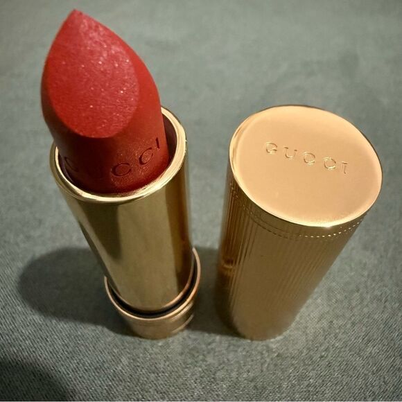 GUCCI ROUGE À LÈVRES MAT LIPSTICK – JANET RUST 505 - Picture 7 of 17